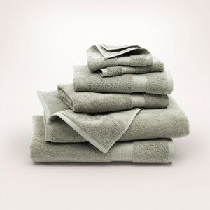 Boll & Branch Plush Bath Towel Set - Sageleaf